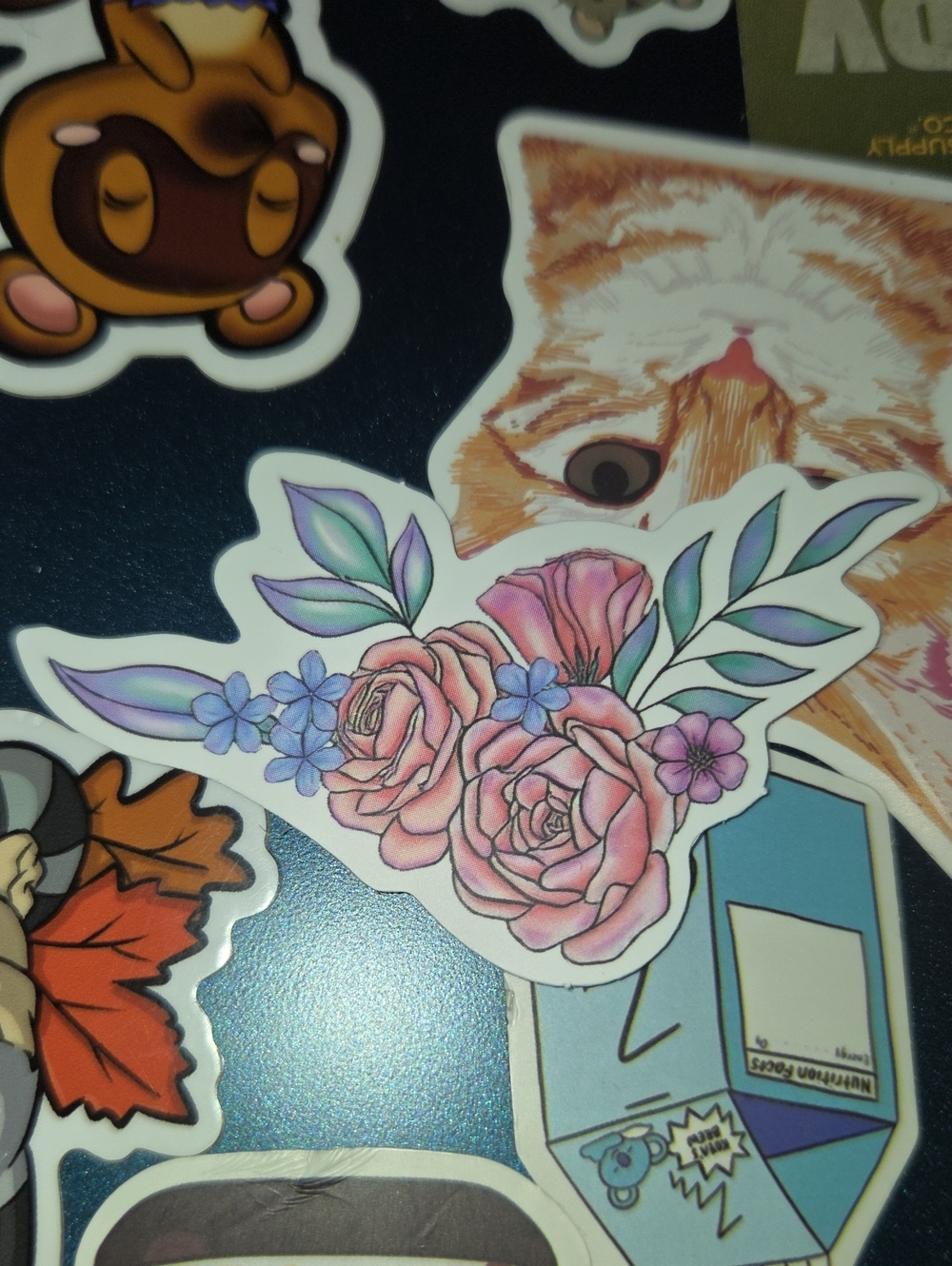 Floral Sticker - Pink & Purple Bouquet